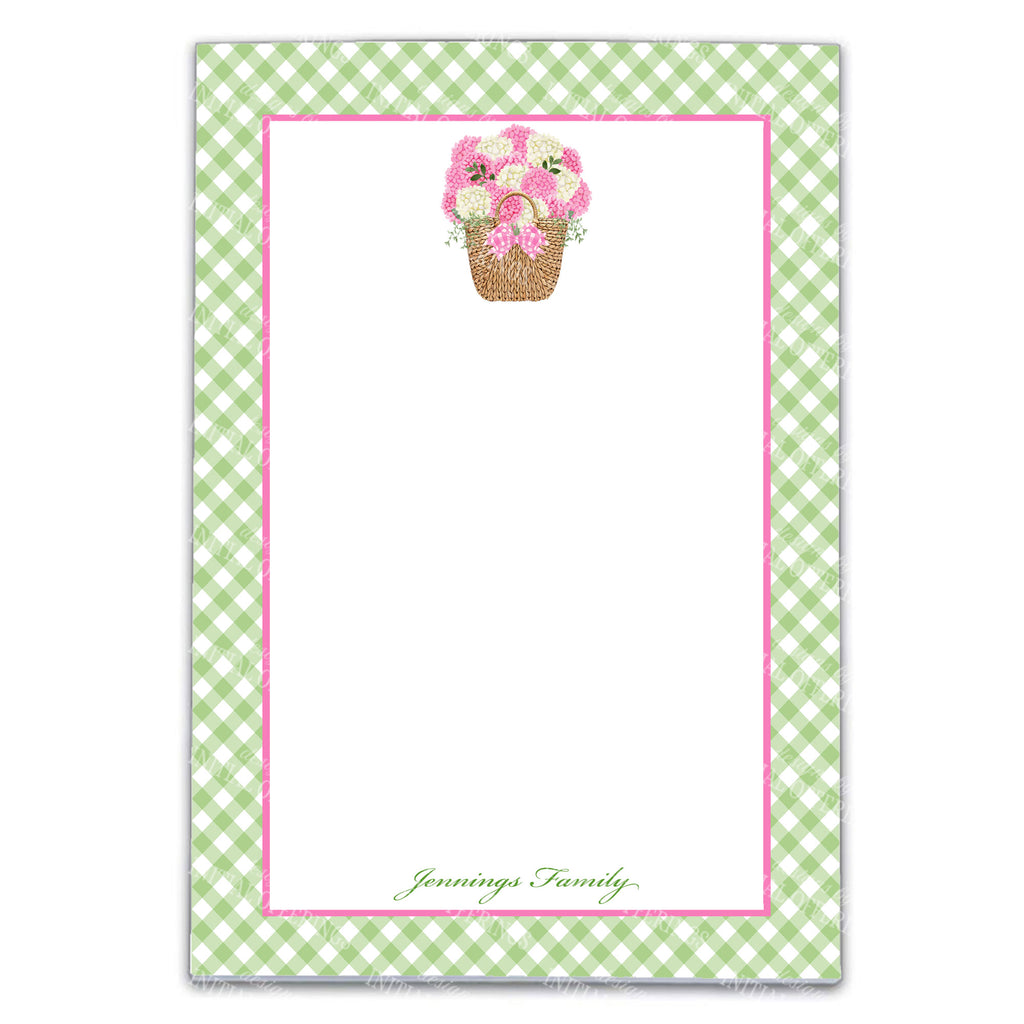 Pink Nantucket Bouquet Notepad