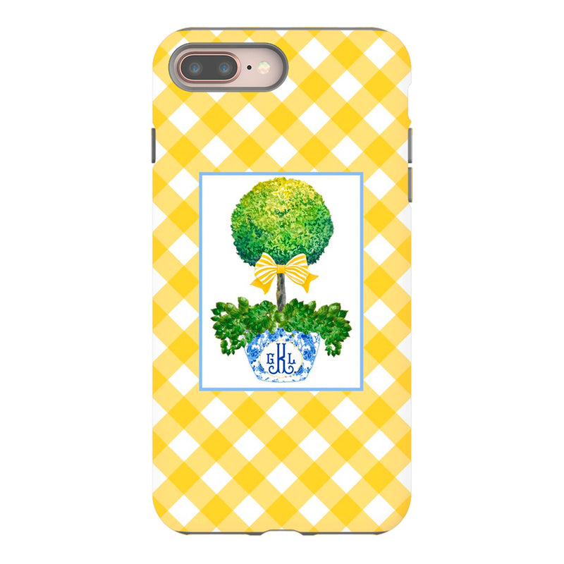 Ginger Jar with Yellow Bow Phone Case | iPhone | Samsung Galaxy
