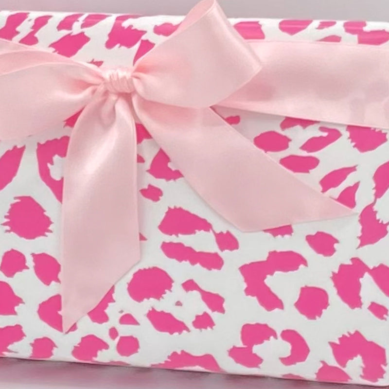Bright Pink Cheetah Gift Wrap Paper