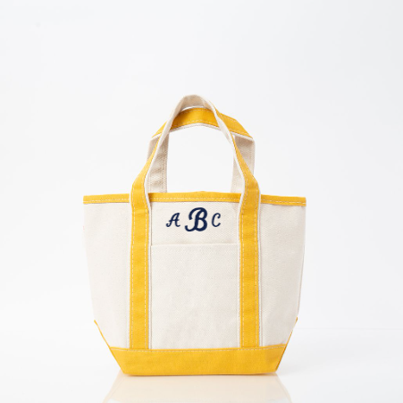 Canvas Mini Open Top Tote | Available in 17 Colors – Initial Offerings Canvas Mini Open Top Tote | Available in 17 Colors – Initial Offerings