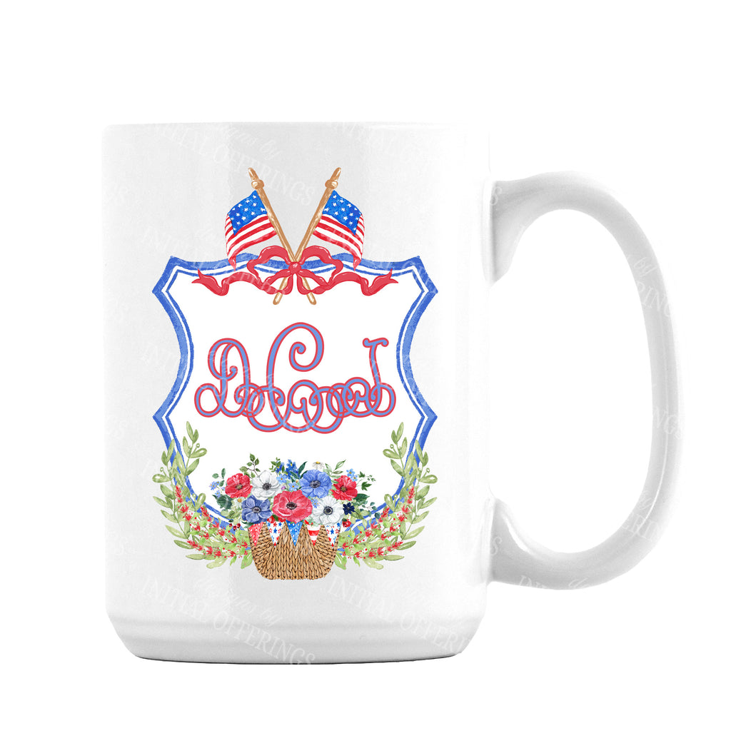Patriotic Crest Mug