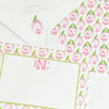 Bespoke Perched Birdies Monogram Notecards