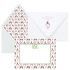 Bespoke Perched Birdies Monogram Notecards