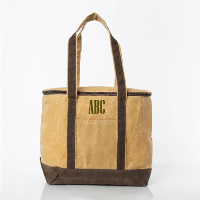 Waxed Canvas Cooler Tote | Available in 5 Colors