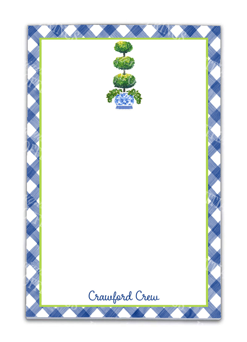 Triple Topiary Notepad