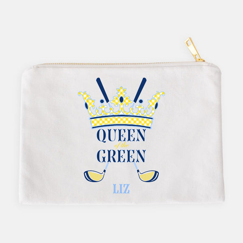 Navy and Yellow Queen of the Green Accessory Case