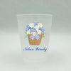 Blue Nantucket Bouquet Shatterproof Frost Cups - Personalized