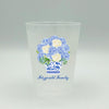 Blue Hydrangea Bouquet Shatterproof Frost Cups - Personalized