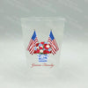 Patriotic Bouquet Full Color Shatterproof Frost Cups - Personalized