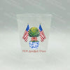 Patriotic Topiary Full Color Shatterproof Frost Cups - Personalized