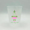 Pink Pumpkin Topiary Shatterproof Frost Cups - Personalized