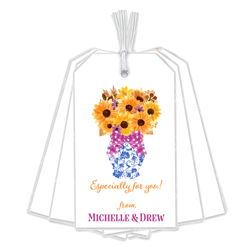 Fall Bouquet Gift Tags