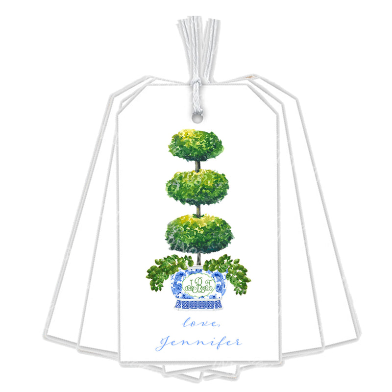 Triple Topiary Gift Tags