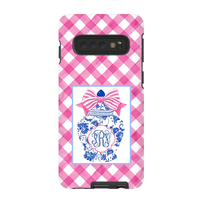 Ginger Jar with Pink Bow Phone Case | iPhone | Samsung Galaxy