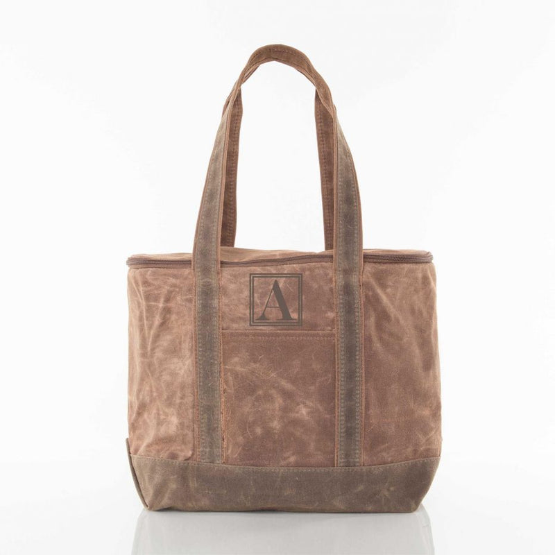 Waxed Canvas Cooler Tote | Available in 3 Colors