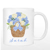 Blue Nantucket Bouquet Mug