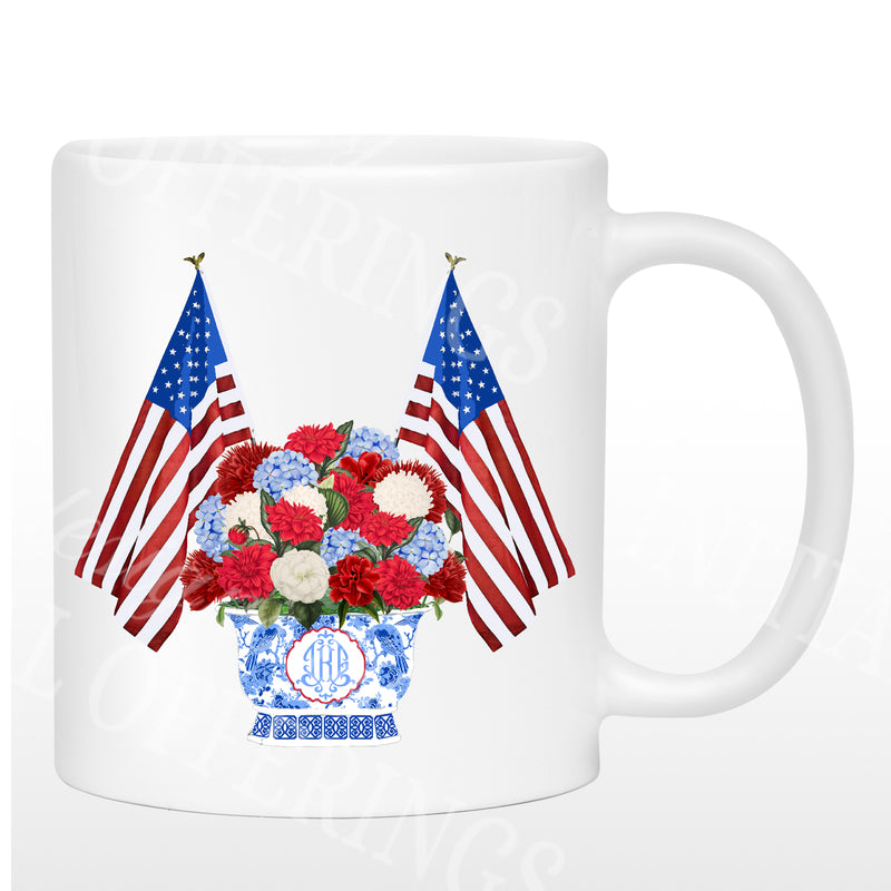 Patriotic Bouquet Mug