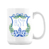 Blue Staffie Crest Mug