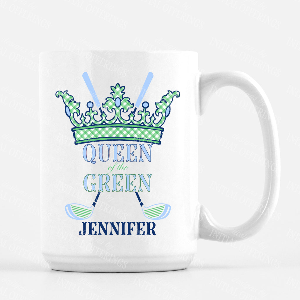 Green and Blue Queen of the Green Mug