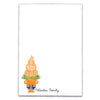 Orange Pumpkin Topiary Notepad