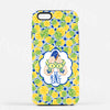 Yellow and Navy Jacks Glossy Tough Phone Case | iPhone | Samsung Galaxy