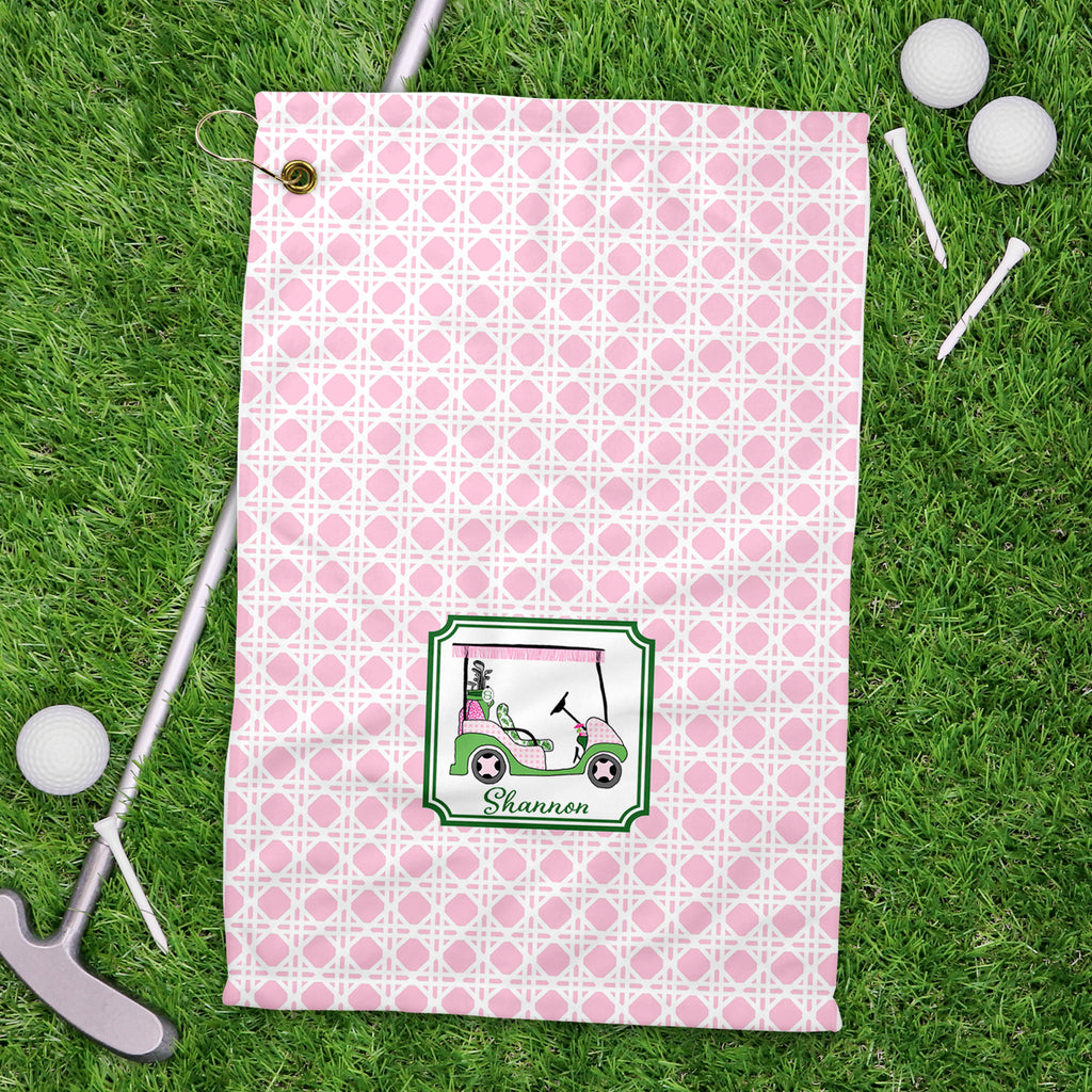 Palm Leaf Golf Cart Sport Golf Towel