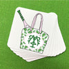 Palm Leaf Tennis Bag Coasters