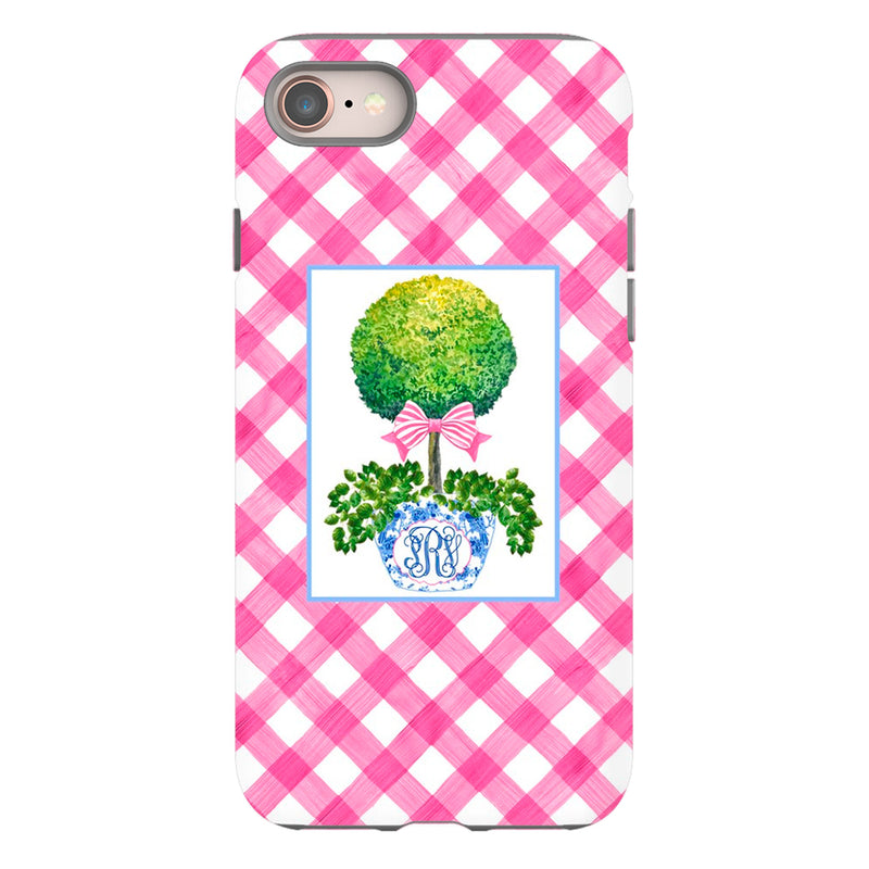 Topiary with Pink Bow Phone Case | iPhone | Samsung Galaxy