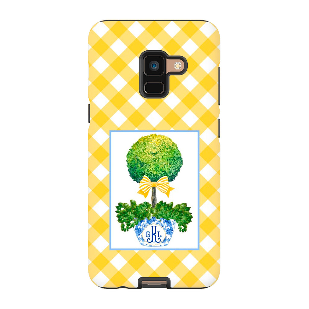 Topiary with Yellow Bow Phone Case | iPhone | Samsun Galaxy