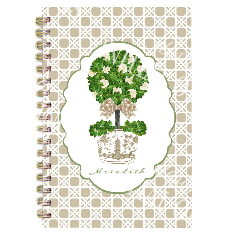 Gardenia Topiary Journal Notebook