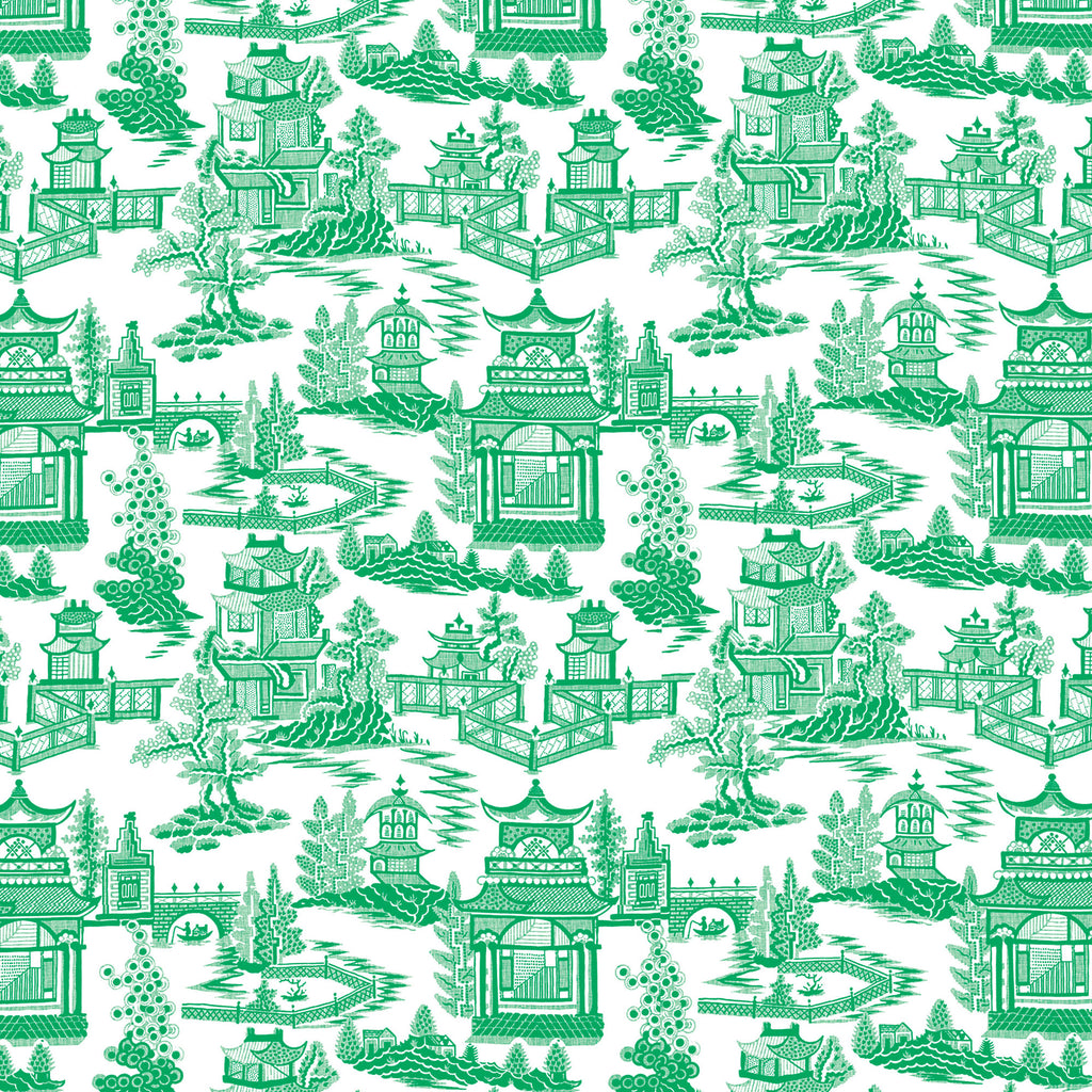 Forest Green Vintage Rustic Country Pines Toile De Jouy Chinoiserie  Wrapping Paper Elegant and Cute Holiday Gift Wrap, Chinoiserie Paper 