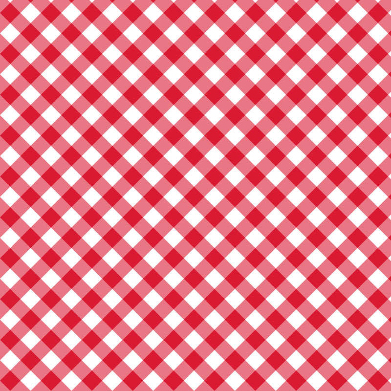 Gingham in Red Gift Wrap Paper