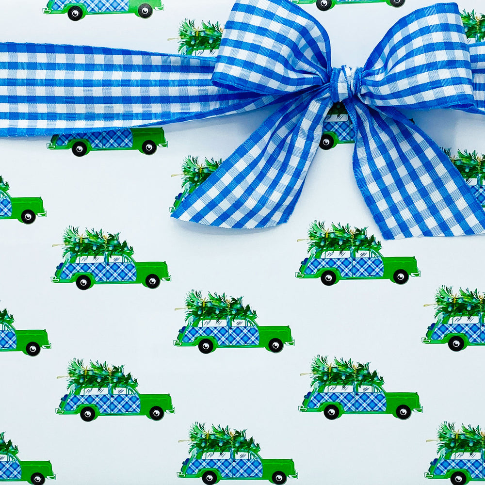It Might Be A Book! Wrapping Paper Blue/Green – The Literary Gift Company