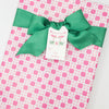 Pink Wicker Gift Wrap Paper