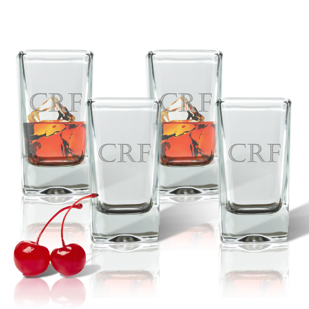Glassware | Set of 4 Shot Glasses